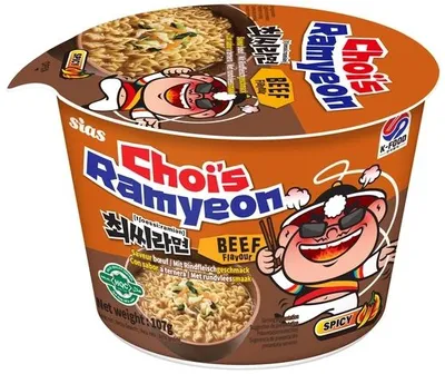 Zdjęcie produktu dla Makaron instant Choi's z wołowiną 107 g