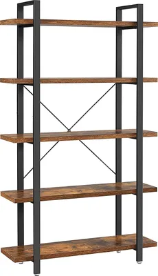 Produktbild von Regal MDF Eisen Braun Schwarz