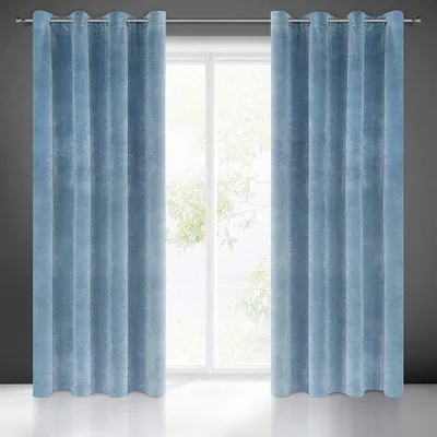 Zdjęcie produktu dla Zasłona Famanu z weluru, 290 g/m², nowoczesny, klasyczny styl - 140 x 250 cm