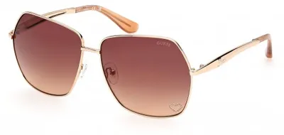 Produktbild von Guess GU00309 Shiny deep gold 60/13/140 Damen Sonnenbrillen