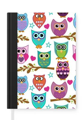 Obrázek produktu pro MuchoWow Zápisník Diář Rozpočet A5 Design - Sovy - Zvířata
