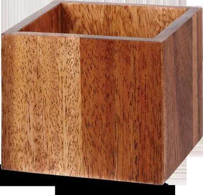 Produktbild von Alchemy Buffetwürfel 12x12x10cm, 4 Stück, aus braunem Akazienholz