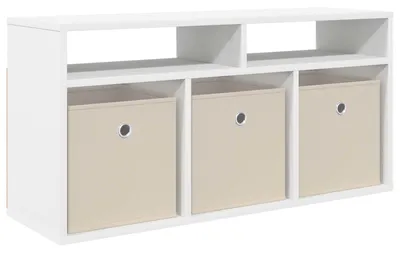Obrázok produktu pre Nízka skriňa so zásuvkou Biela 87 x 27,5 x 43 cm