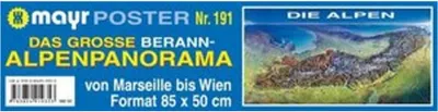 Zdjęcie produktu dla Mapa panoramiczna Mayr Wielka alpejska panorama Berann