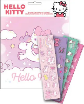 Obrázok produktu pre Album so samolepkami Hello Kitty s 50 samolepkami