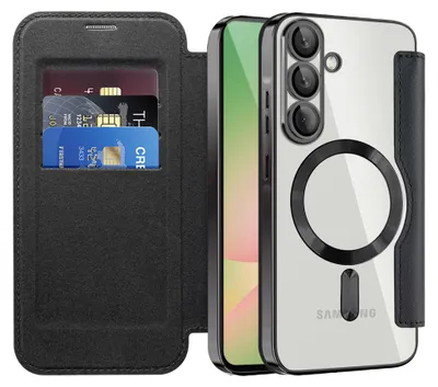 Obrázok produktu pre Techsuit – SmartMag Book Case knižkové ochranné puzdro pre Samsung Galaxy A57 5G – čierne