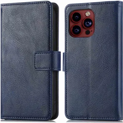 Produktbild von imoshion  Klapphülle iPhone 15 Pro - Dunkelblau