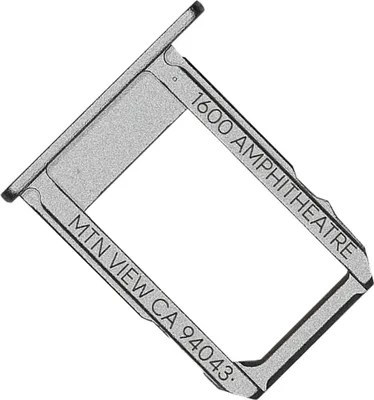 Produktbild von Google Pixel (G-2PW4200) Simkartenhalter, Original Ersatzteil Ersatzteil, Silberfarben, 72H09705-02M
