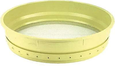 Produktbild von Sandsieb Ø 450 mm - Maschenweite 4 mm - Kunststoffrand mit Kreuzdrähten