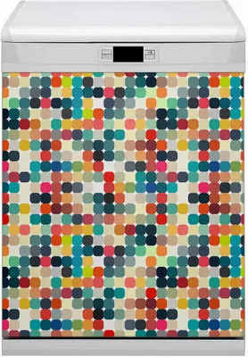 Produktbild von Abwaschbar 60x70 cm Geschirrspüle Magnetmatte Küche Dekorative  - Geometrisches Muster