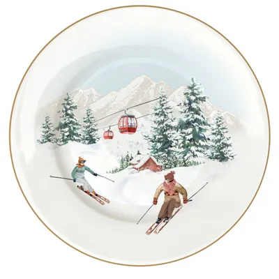 Image de 6 Assiette à Dessert 19 Cm - Chalet - Easy Life