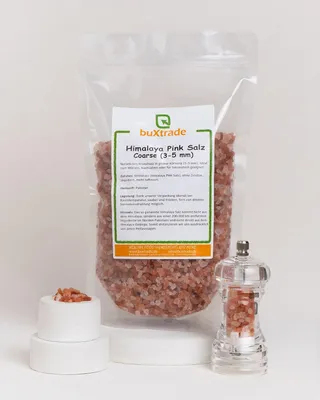 Produktbild von 1 kg  Pink Salt Coarse | Körnung: grob (3,0-5,0mm) | Pakistan | grobkörnig