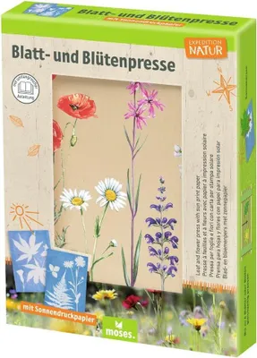 Produktbild von Blatt-und Blütenpresse mit Sonnendruckpapier - Exp