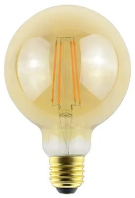 Produktbild von hoftronic LED-Glühlampe E27 9W 950lm G95 2200K Bernsteinfarben Dimmbar