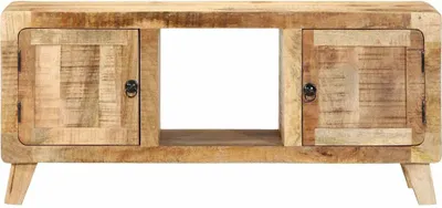 Produktbild von vidaXL TV-Schrank 105x46x32 cm Raues Massivholz Mango