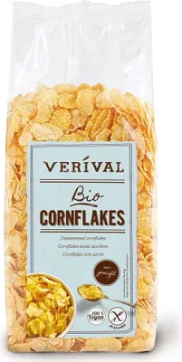 Zdjęcie produktu dla PŁATKI KUKURYDZIANE BEZ DODATKU CUKRÓW BEZGLUTENOWE250 g - VERIVAL