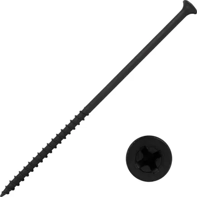 Obrázok produktu pre Skrutky do sadrokartónu Fosfátovaná oceľ Hrubý závit 4,8 x 130 mm - 200 kusov