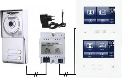Obrázek produktu pro Set videozvonku ZONEWAY ZW-432M + ZW-702-2