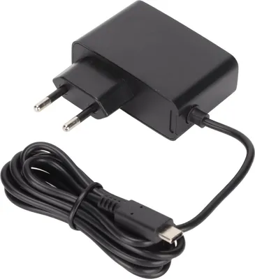 Zdjęcie produktu dla Zasilacz do konsoli Switch, wyjście 5 V, 2,4 A, interfejs typu C, ładowarka ścienna do konsoli Switch, 100–240 V, wtyczka UE