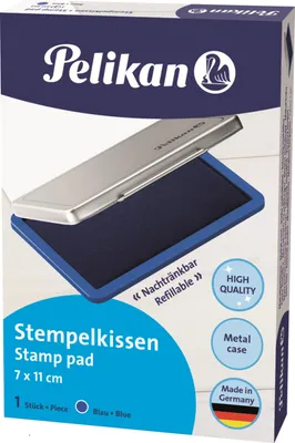 Produktbild von Pelikan 2 - Handstempelkissen - Blau - 70 x 110