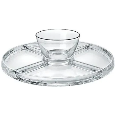 Produktbild von Borgonovo Dome Palladium Tortenständer Servierset 6 in 1