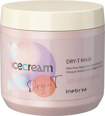 Productafbeelding van Inebrya Ice Cream Dry-T Voedend Masker, 500 ml