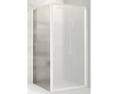 Obrázek produktu pro Sprchová zástěna RAVAK Blix BLPS-90 white+Grape 190 cm 9BH70100ZG