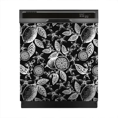 Produktbild von Aufkleber sticker 60x60 cm Dekorative folie Spülmaschine - Blüten und Zweige
