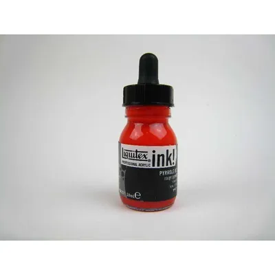 Produktbild von Liquitex Ink PYRROLROT 30ml Acryl Airbrushfarbe 4260321
