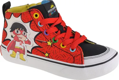 Produktbild von Skechers Street Fame - Ultra Fun Red Titan 406060L-RDBK, Sneaker, für Jungen, Rot