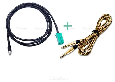 Productafbeelding van 1neiSmartech AUX-klinkenkabel, compatibel met Renault Clio, Megane, Modus, Scenic
