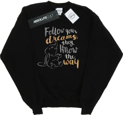 Produktbild von Disney - "Follow Your Dream" Sweatshirt für Damen BI12685 (L) (Schwarz)