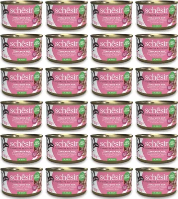 Produktbild von SCHESIR in jelly Tuna with ham - nassfutter für Katzen – 85 g