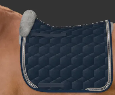 Produktbild von Mattes Schabracke Dressur DR Gr. L Samt blau