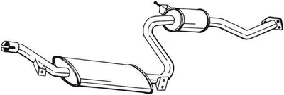 Produktbild von Bosal Mittelschalldämpfer 284-155