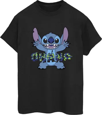 Produktbild von Disney - "Ohana" T-Shirt für Damen BI30267 (S) (Schwarz)