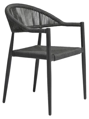 Produktbild von home24 Gartenstuhl - Aluminium / Polyrattan