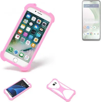 Produktbild von K-S-Trade Handy Hülle kompatibel mit BLU View 5 Schutz Hülle Bumper Silikon Schutz Hülle Cover Case Silikoncase Silikonbumper TPU Softcase
