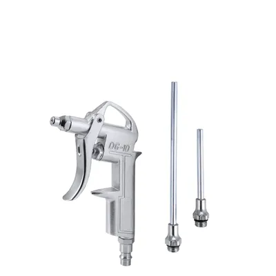 Produktbild von Benbow DG-10 Druckluftpistole Ausblaspistole, 20+60+120mm Düse, 4-tgl Set, Reinigungs, Trockenblas Pistole Lang