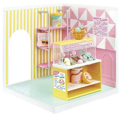 Produktbild von Miniverse Spaces Starter Pack- Ice Cream, Café, 8 Jahr(e), Mehrfarbig, Kunststoff