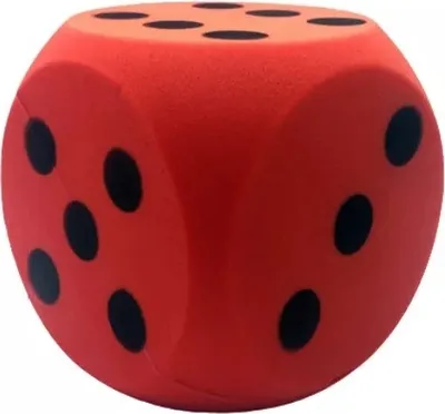 Produktbild von Speelgoed 190/606 RED - wuerfel Soft, 16 cm, rot