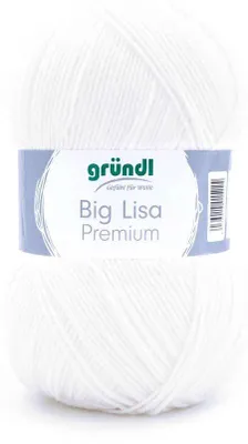 Produktbild von Gründl Wolle Big Lisa Premium 250 g weiß