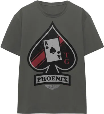 Image de Top Gun : Maverick - "Phoenix Call Sign" T-shirt Homme/Femme Unie TV16937 (L) (Charbon de bois)