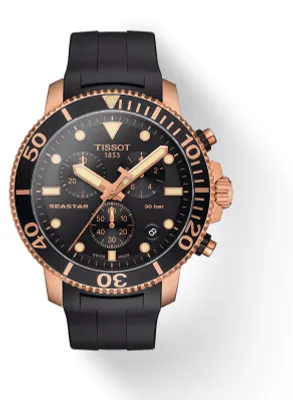 Imagen del producto de Tissot Seastar 1000 Chronograph T120.417.37.051.00, negro