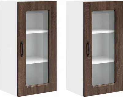 Zdjęcie produktu dla vidaXL Front do zmywarki Kalmar, 2 szt., brązowy, imitacja dębu