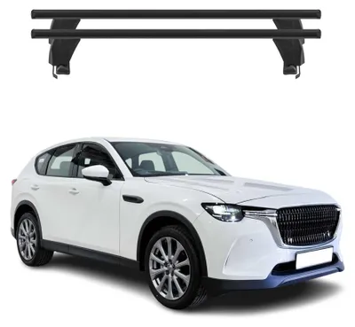 Obrázok produktu pre Základňa strešného nosiča Menabo pre Mazda CX-60 2022-2025 hliníková čierna 2ks, Obrázok generovaný UI