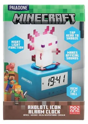 Image de Réveil Minecraft Axolotl