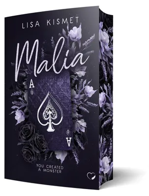 Produktbild von Malía – Düsterer Romantic Thriller mit limitiertem Farbschnitt: Kartenspiel als Todesurteil