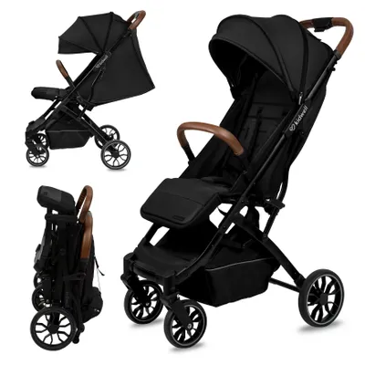 Produktbild von Kidwell COLMER UP Kinderwagen Kompaktbuggy Buggy - Belastbar bis 22 kg - 8,2 kg leicht - Verstellbare Rückenlehne - Ink Black