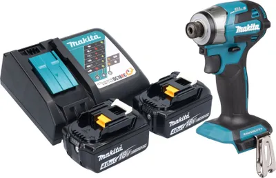 Produktbild von Makita DTD 173 RM Akku Schlagschrauber 18 V 180 Nm 1/4“ Brushless + 2x Akku 4,0 Ah + Ladegerät